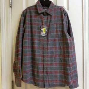 First Wave Plaid Button Down Shirt